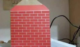 纸盒制作小房子的视频,跟着视频教程制作迷你小房子