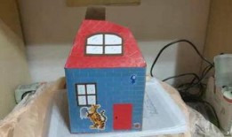 纸盒制作小房子的视频,跟着视频教程制作迷你小房子